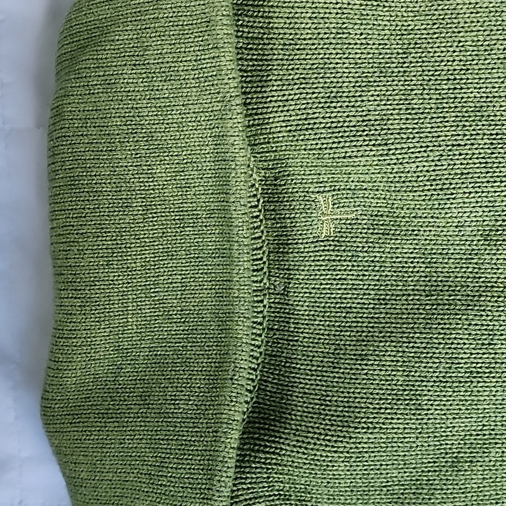 Tyler Boe Cotton Wool Blend Long Line Zipper Front Cardigan Sweater - Picture 14 of 16